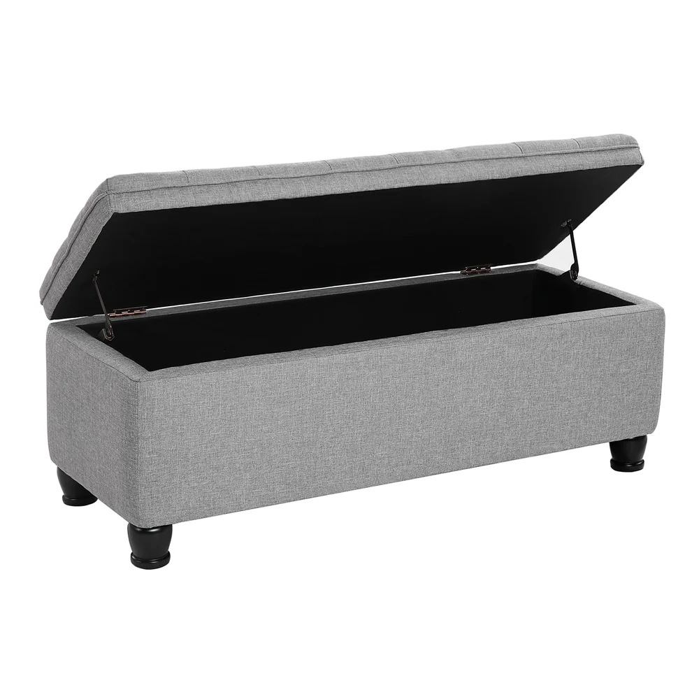 Fine SONGMICS 46.5 Storage Ottoman Lightweight