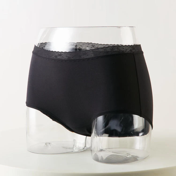Classic WOMEN MODAL LACE UNDERWEAR BK M Eco-Friendly