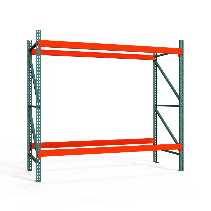 Trendy 2-Tier Teardrop Pallet Rack Starter Units – 48 quot d x 96 quot h Authentic