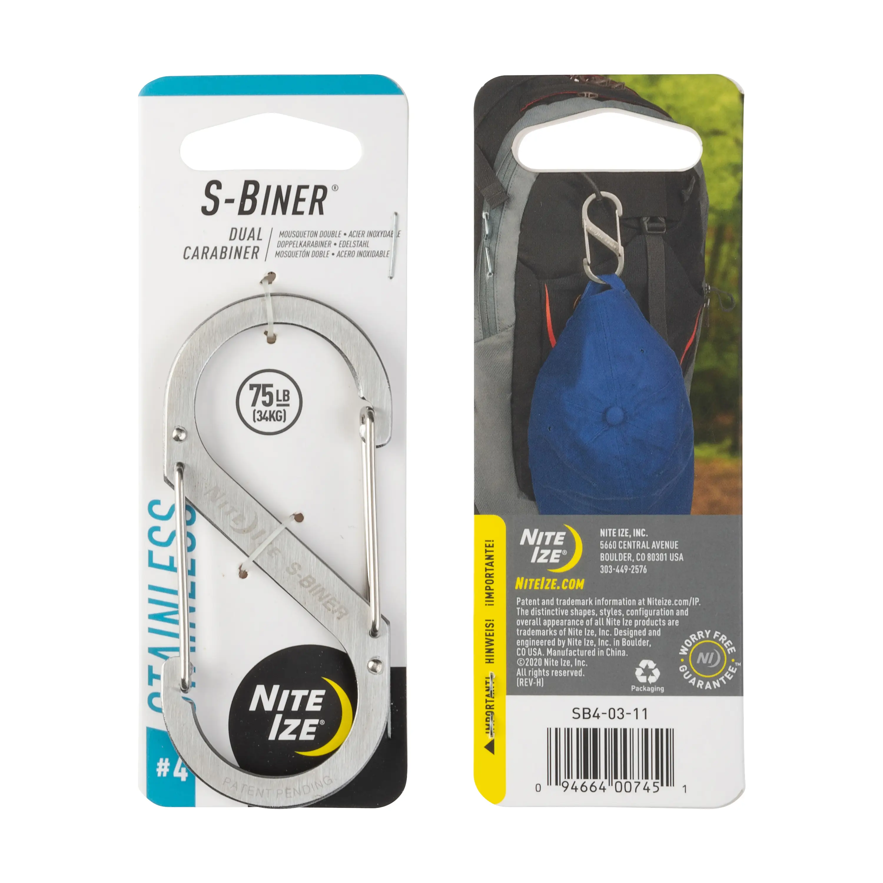 Professional S-BINER 4 STAINLESS Healthy