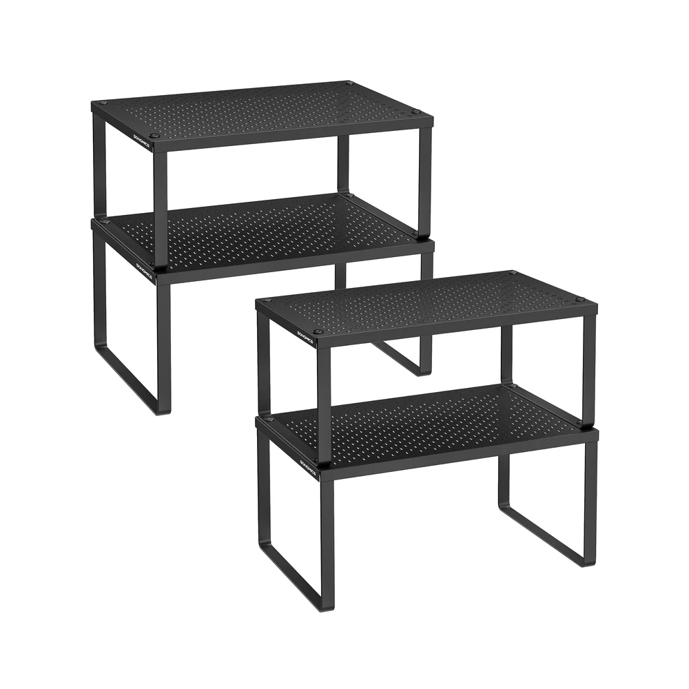 Lightweight SONGMICS Set of 4 Metal Kitchen Counter Shelves Proven