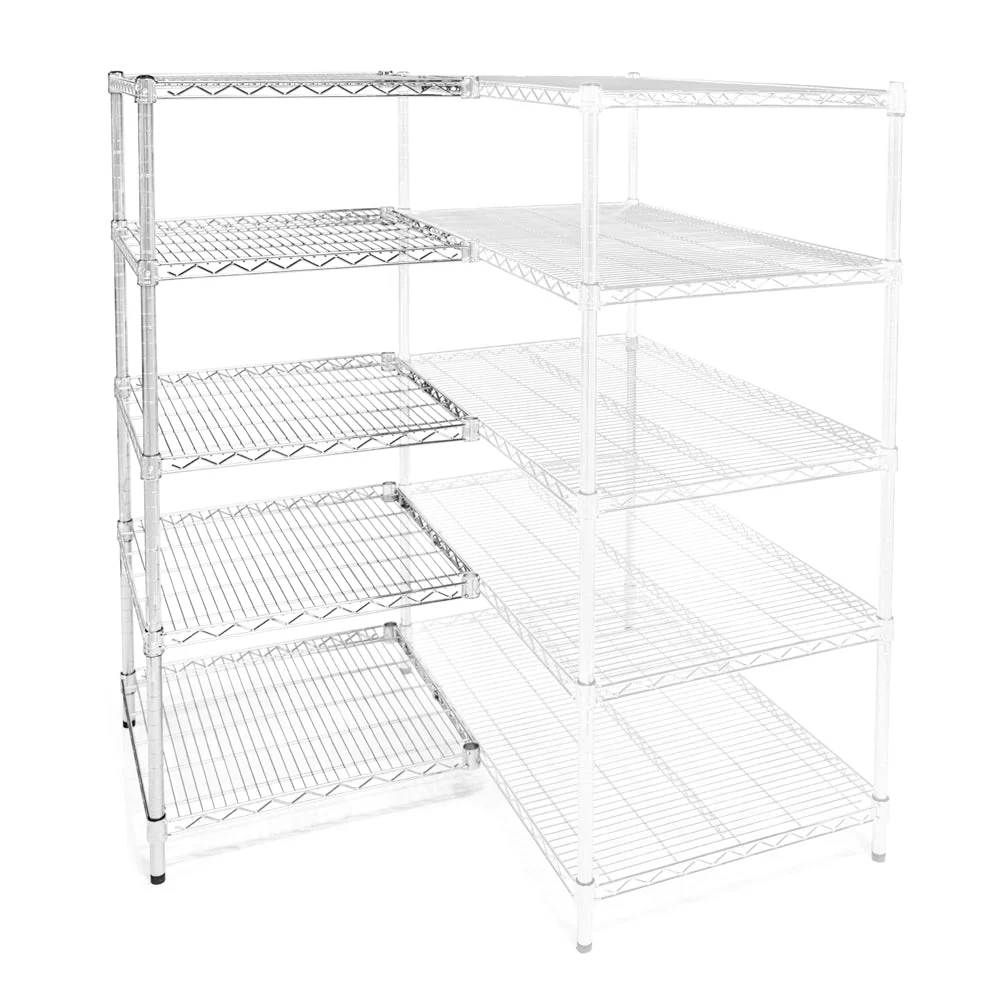 Casual 24 quot d x 36 quot w Wire Shelving Add-Ons w 5 Shelves Proven