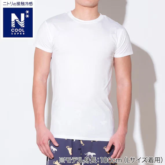 Versatile MENS SUPER COOL CREWNECK TSHIRTNE WH LL Premium Material