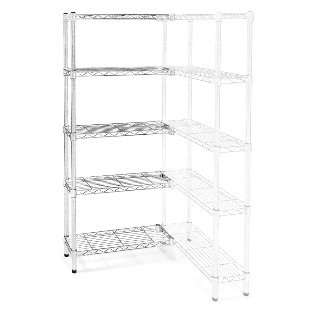 High-Performance 8 quot d x 12 quot w Wire Shelving Add-On Units w 5 Shelves Expertly Made