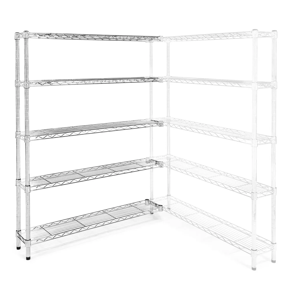 Outstanding 8 quot d x 36 quot w Wire Shelving Add-On Units w 5 Shelves Authentic
