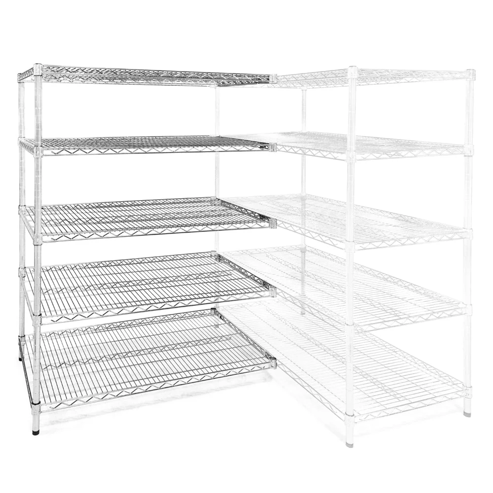 Traditional 24 quot d x 42 quot w Wire Shelving Add-Ons w 5 Shelves Carefully Designed