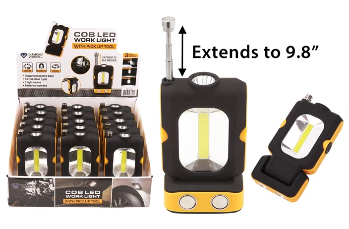 Soft COB LED WORKLIGHT W PICK-UP TOOL Reliable