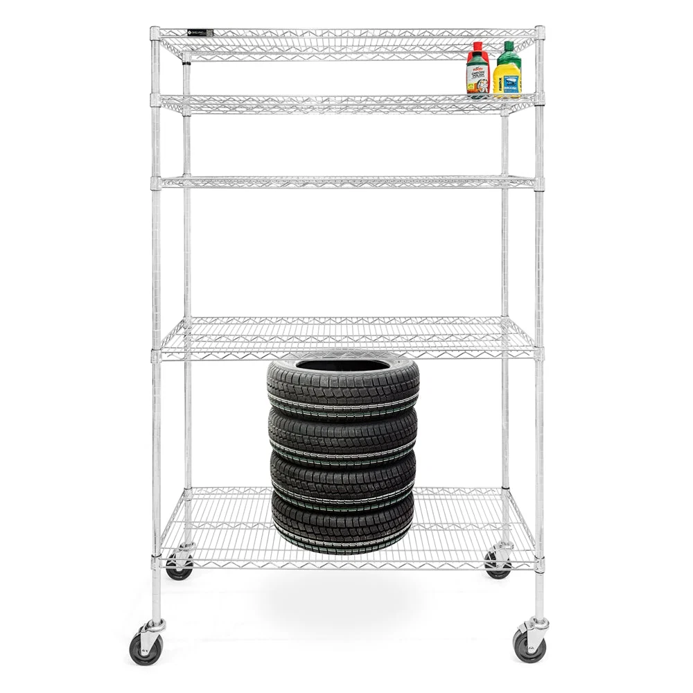 Proven 5-Tier Garage Tire Storage Fine