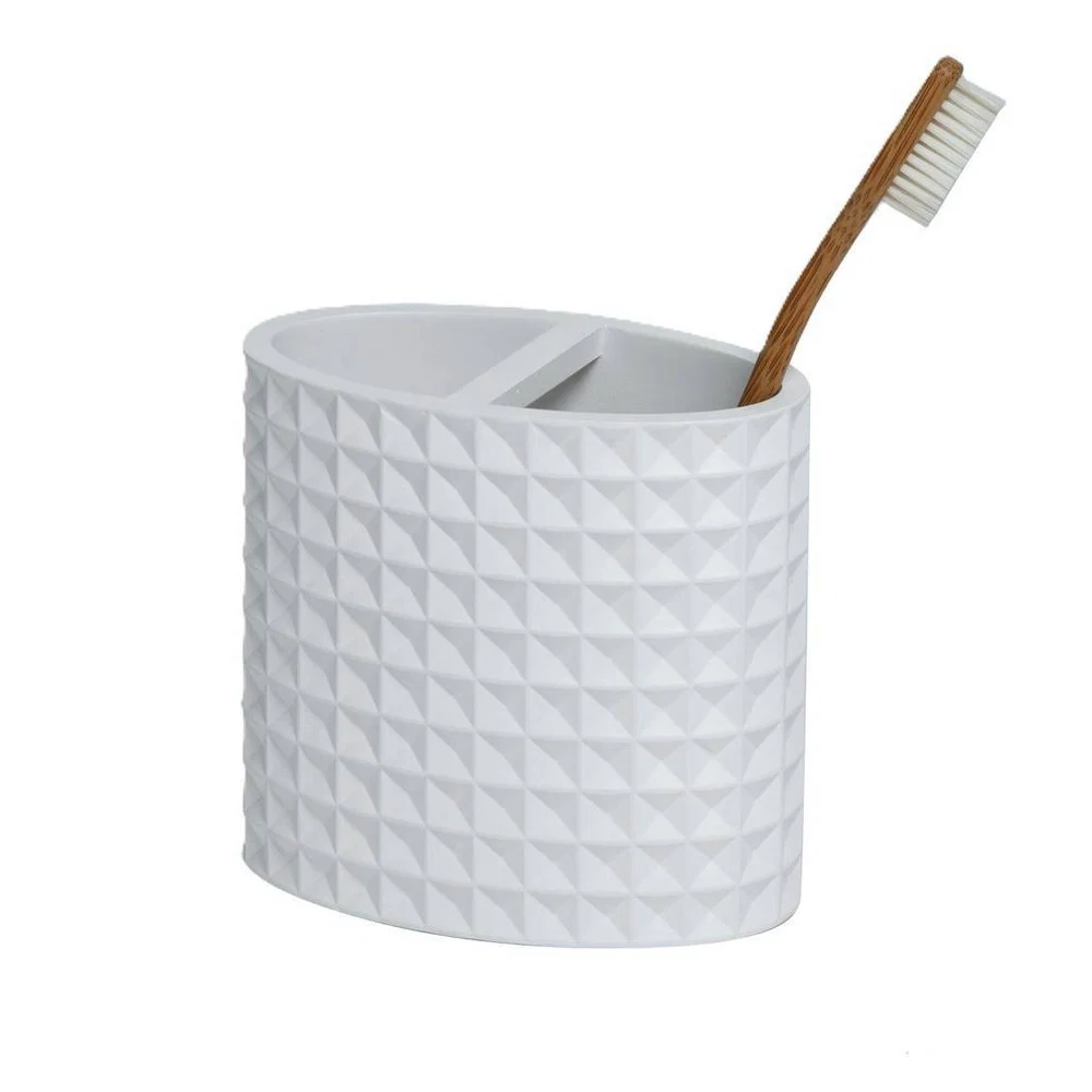 Environmentally Friendly BRAEMAR TOOTHEBRUSH HOLDER WHITE Elegant