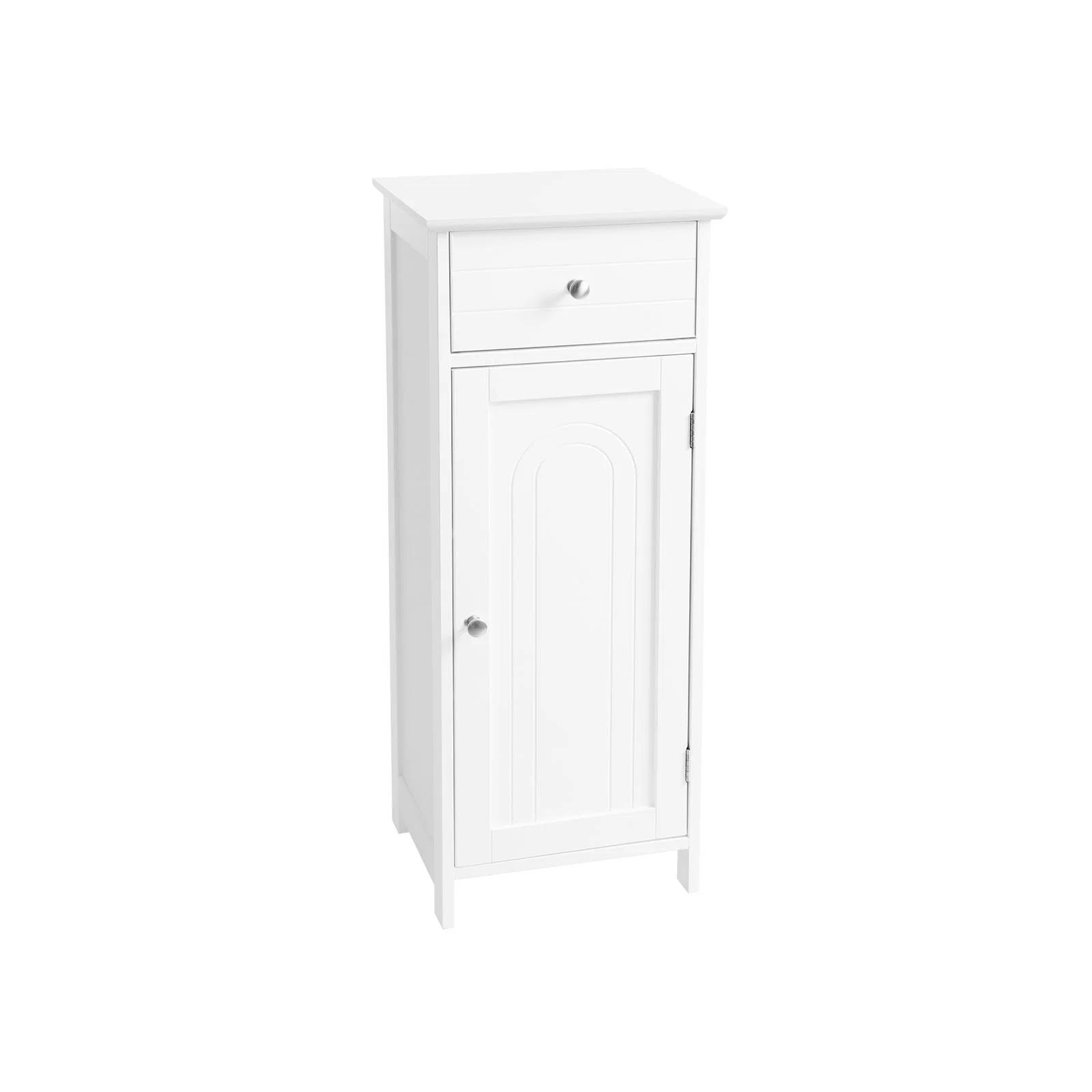 Breathable VASAGLE Slim Profile Bathroom Cabinet Stylish