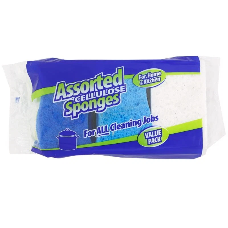 Natural SPONGE CELULOSE ASST 6PK Superior