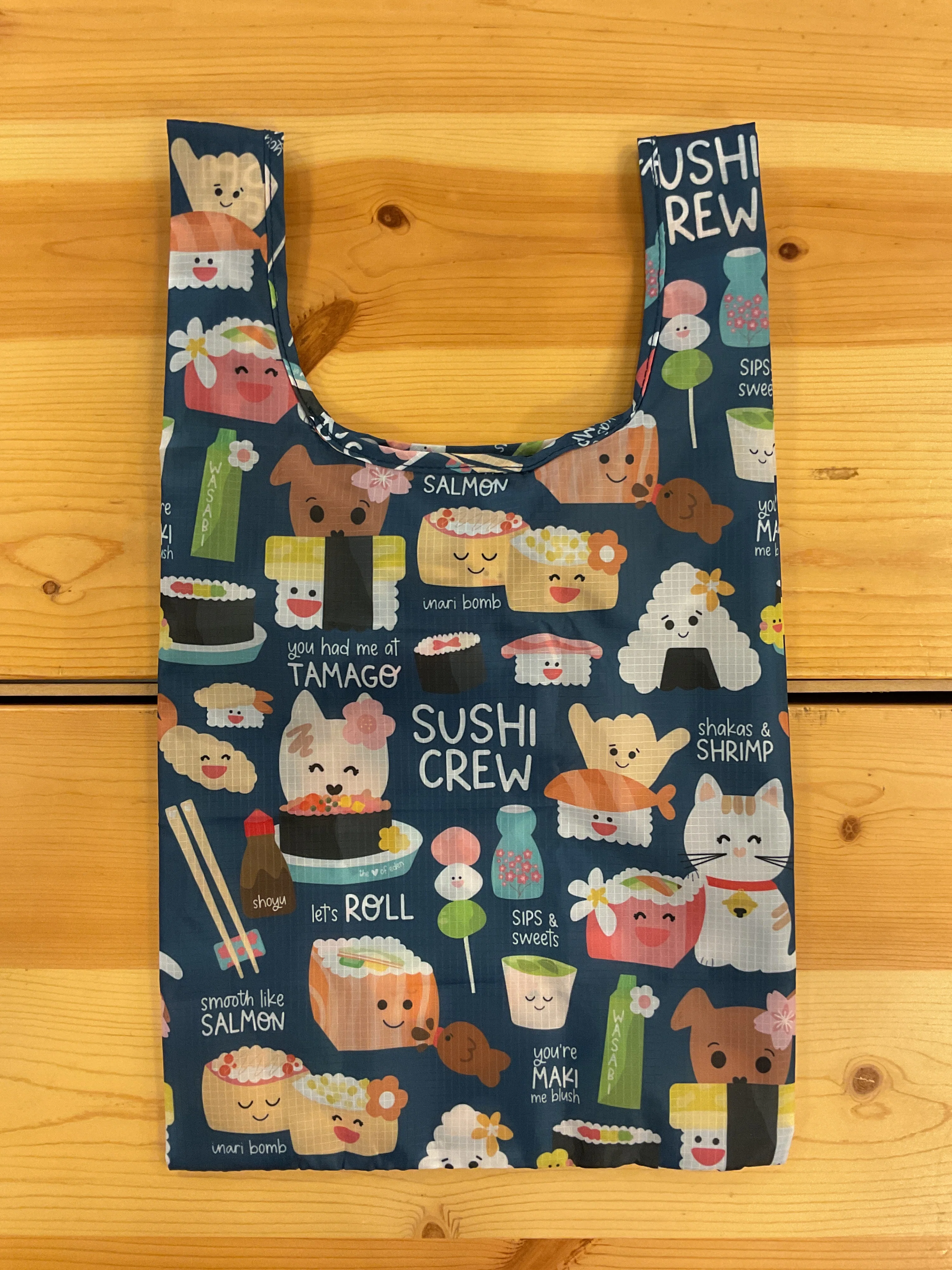 Traditional EDEN SMALL TOTE SUSHI CREW NAVY Selected