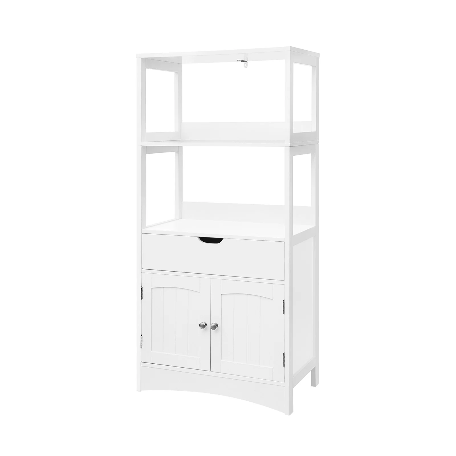 Next-Generation VASAGLE Upper Shelves Bathroom Storage Cabinet Safe