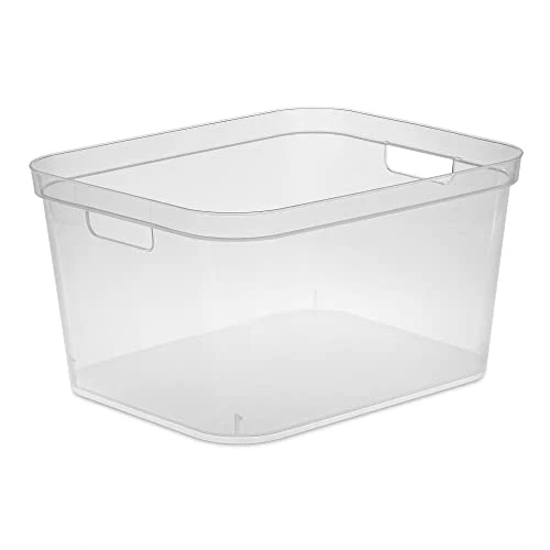 Trusted TALL STORAGE BIN CLEAR High-Grade