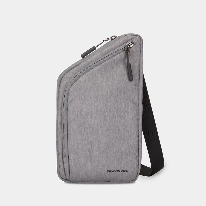 Exceptional SLIM CROSSBODY BAG GRAY HEATHER Healthy