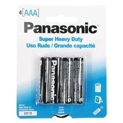Solid PANASONIC AAA – 4PK Reliable