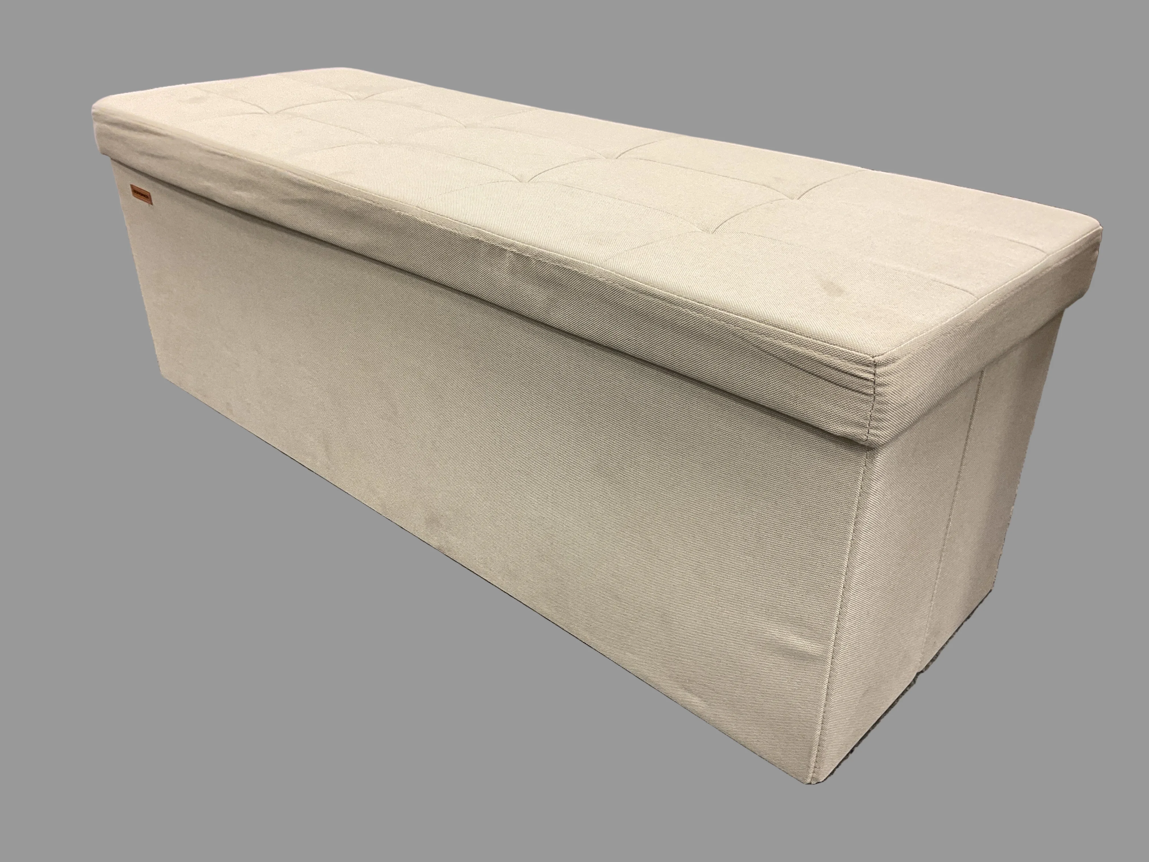 Eco-Friendly OTTOMAN CREAM 110X38X38CM Modern