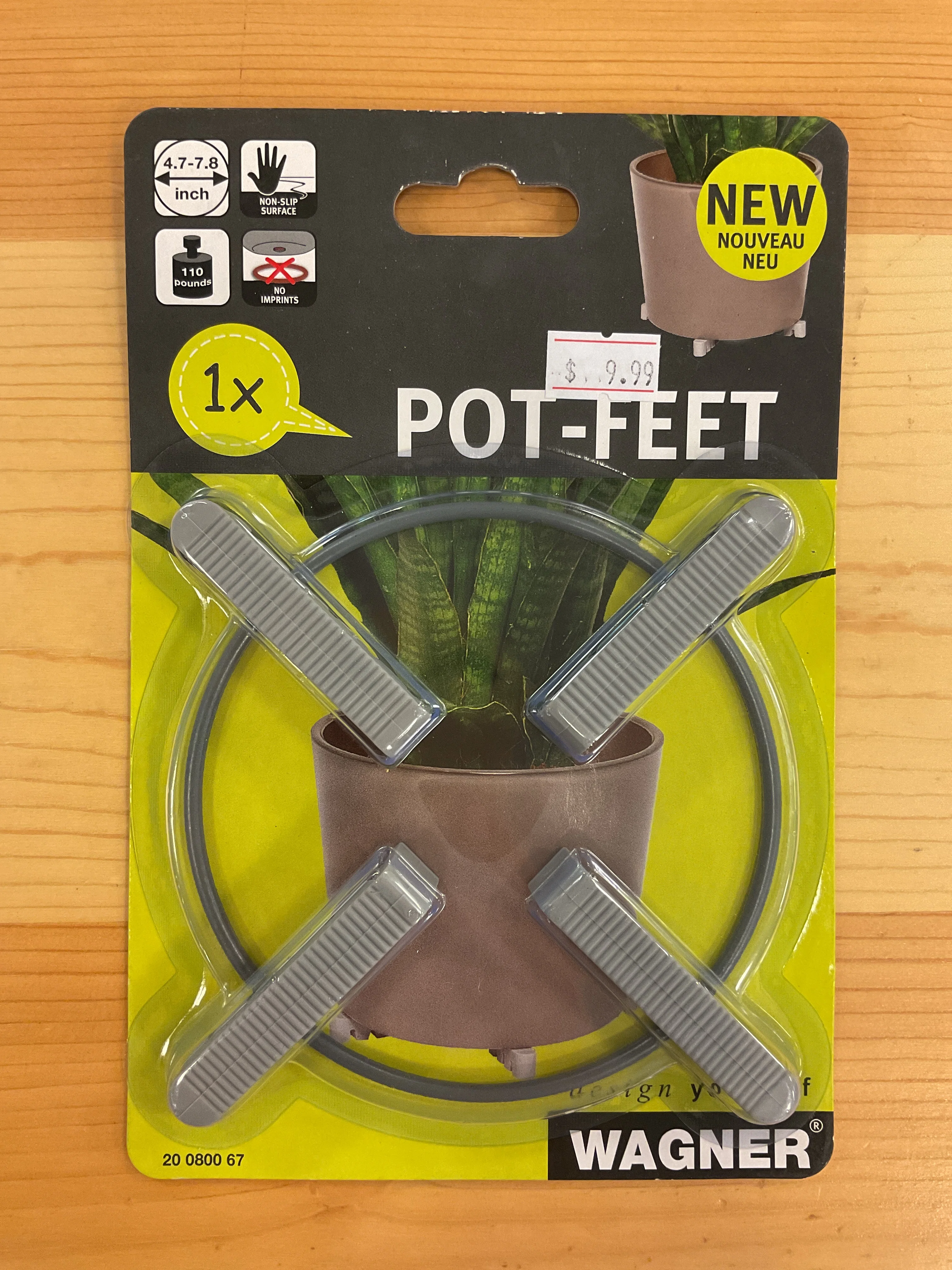 Clean WAGNER POT FEET Artisan
