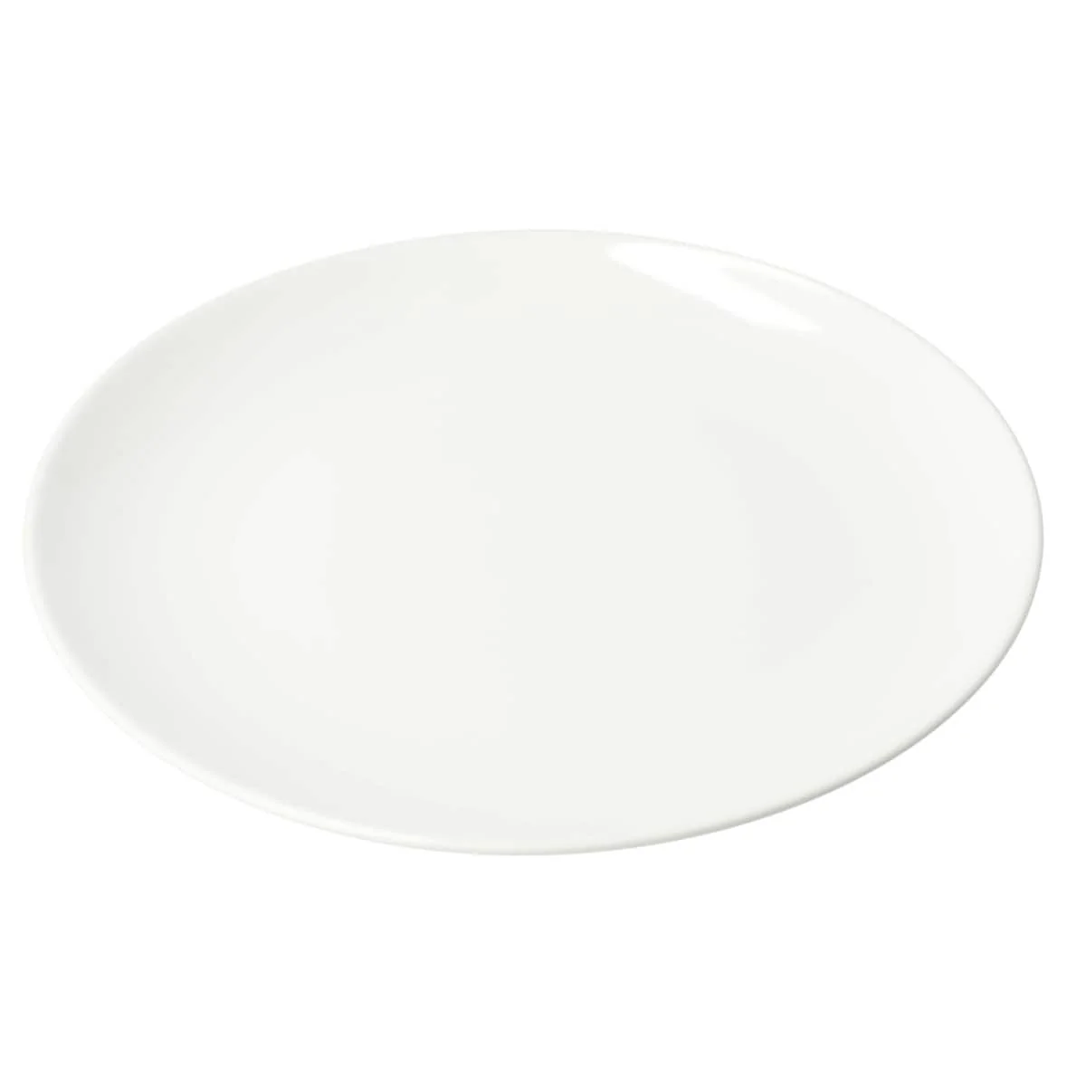 Casual Round Plate 30cm White Long-Lasting