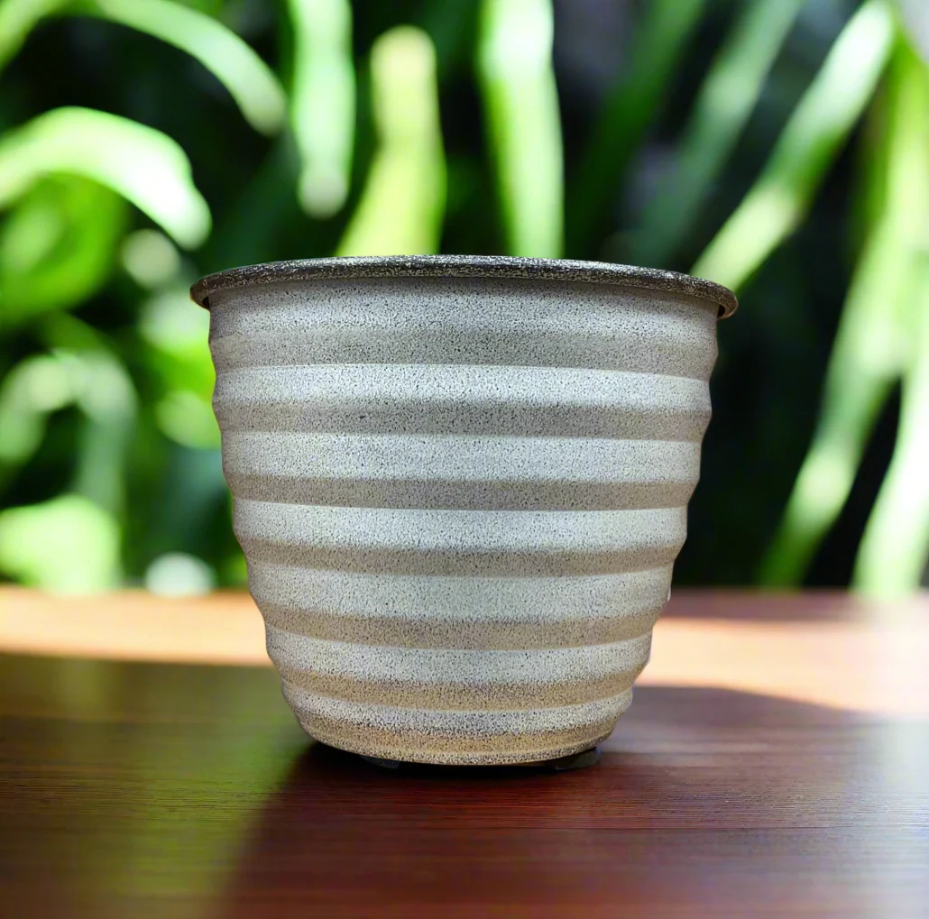 Crafted 6 quot WOODSDALE PLANTER DUSTED PEARL Premium Material