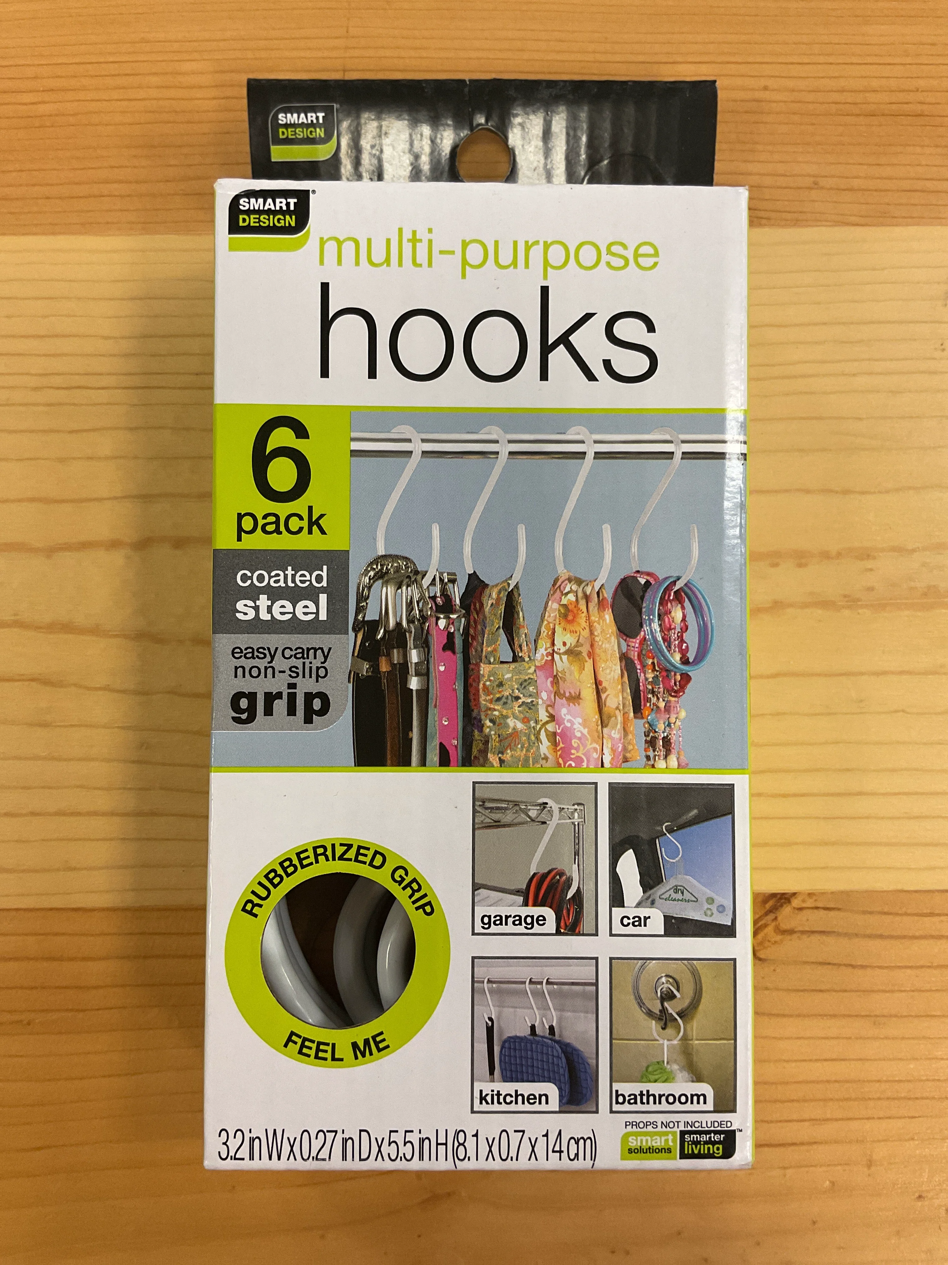 Healthy S HOOK STEEL WHITE 6PK Exceptional