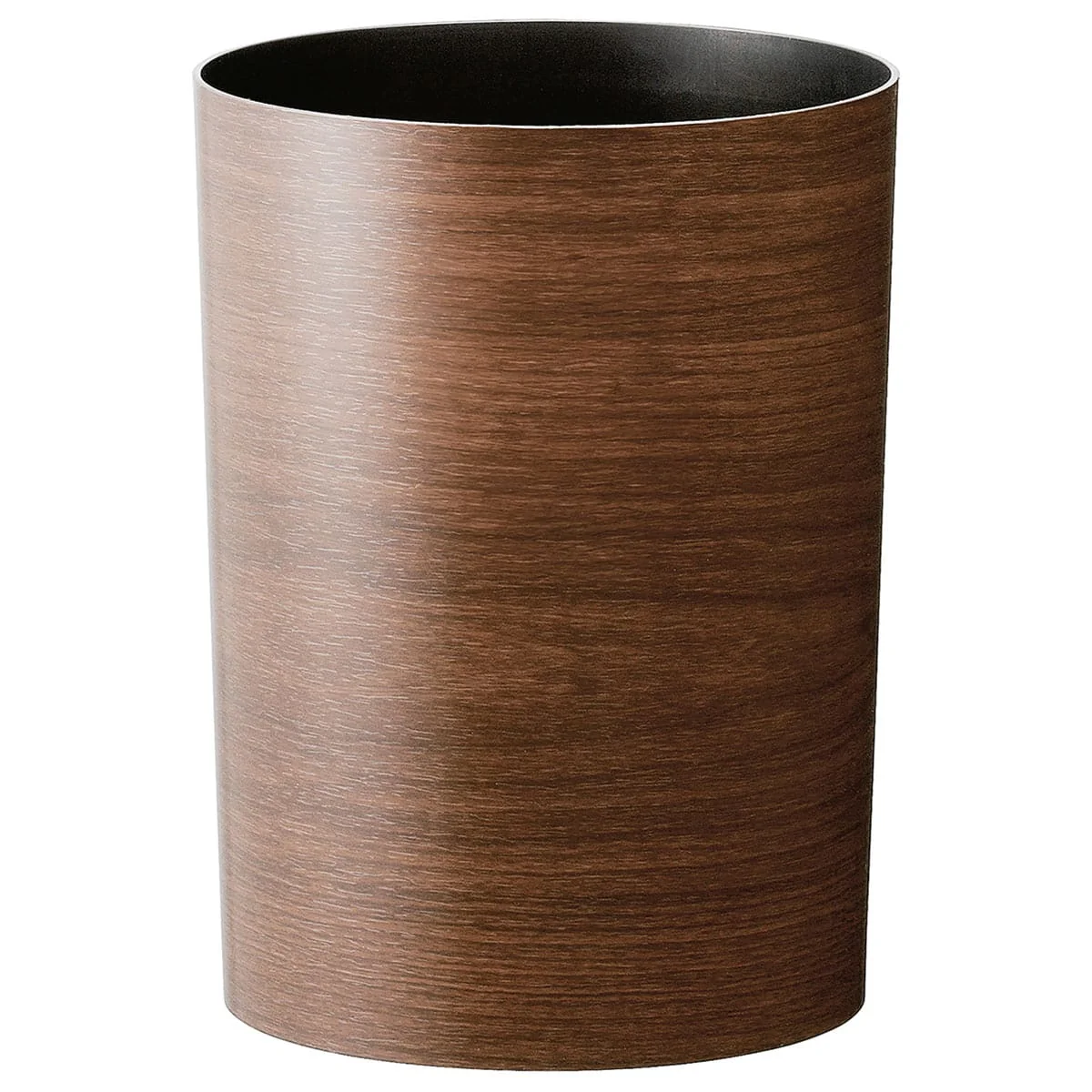 Fashionable Wood Grain Dust Box 8.2L Brown Luxury