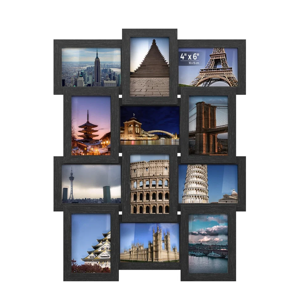 Smooth SONGMICS Set of 12 4×6 Collage Picture Frames Efficient