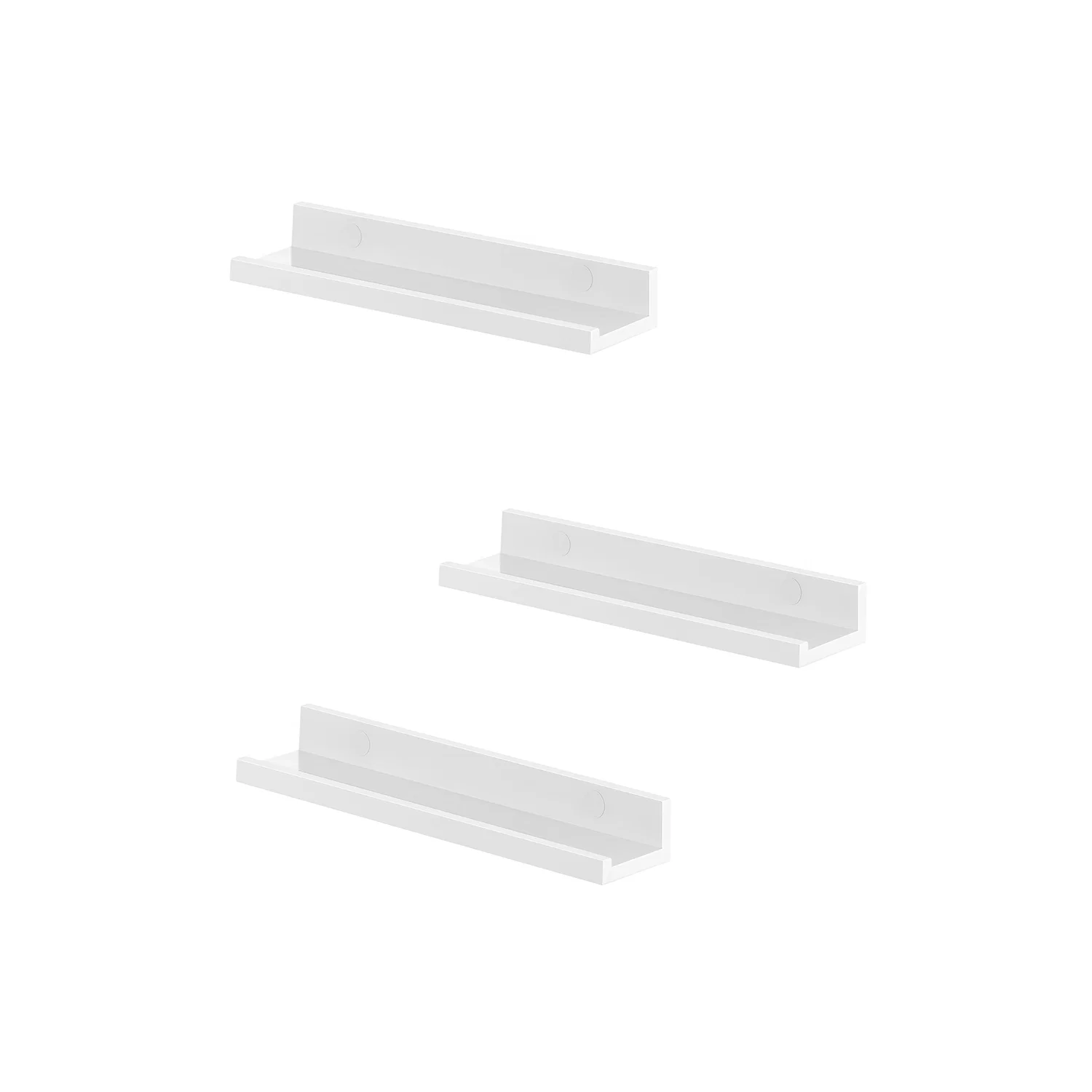 Luxury SONGMICS SONGMIS Set of 3 Floating Wall Shelves Quality