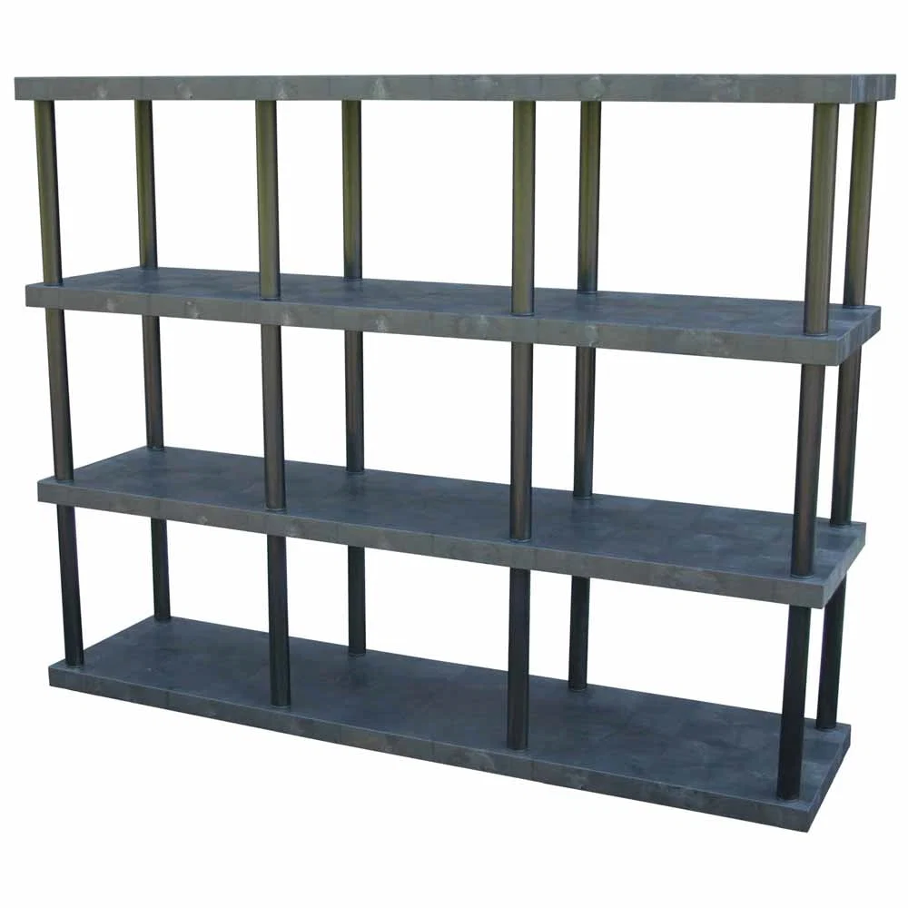 Professional DuraShelf Solid Top 96 quot w x 75 quot h 4-Shelf System Classic