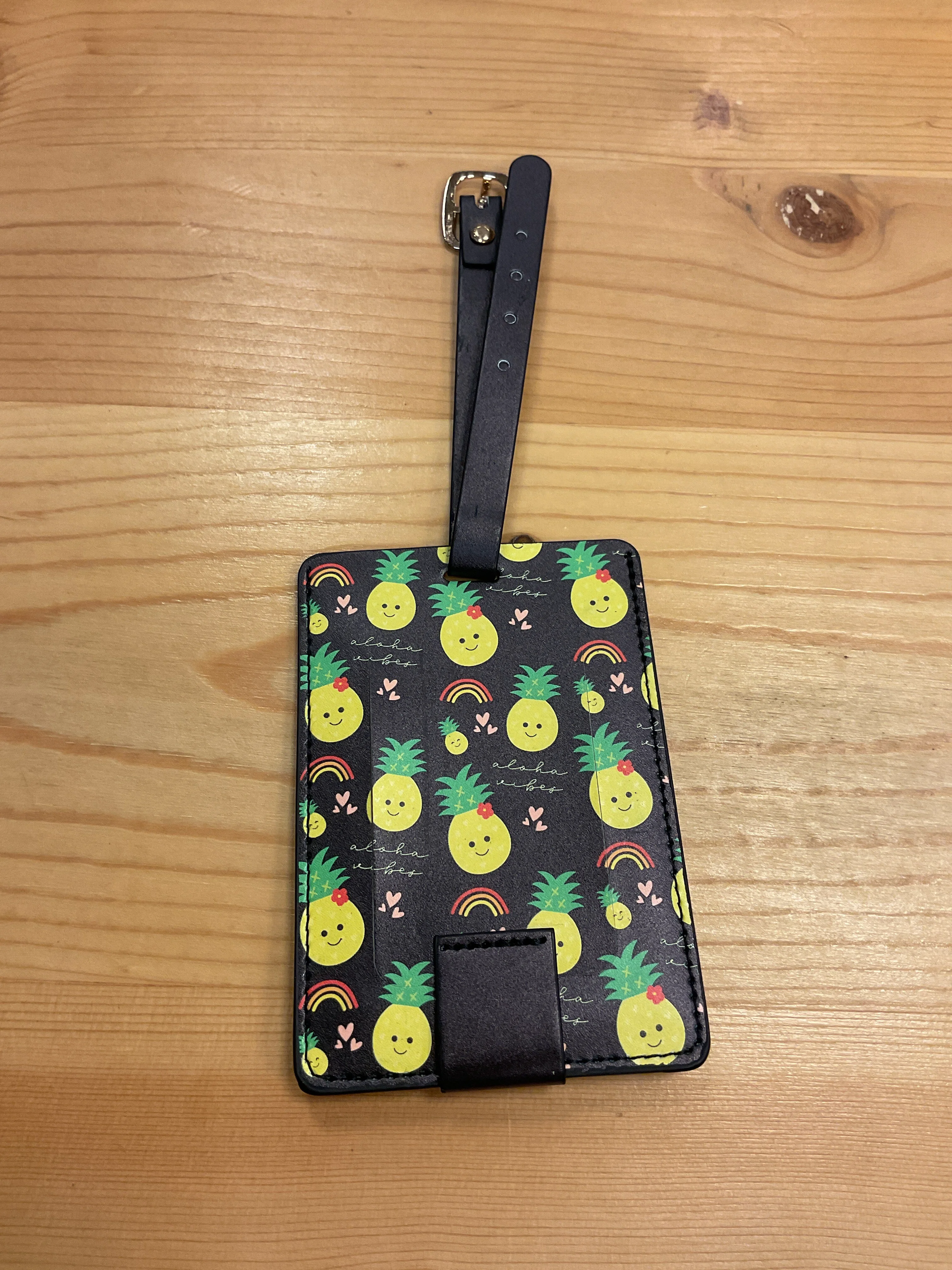 Responsible EDEN LUGGAGE TAG ALOHA VIBES BLACK First-Class