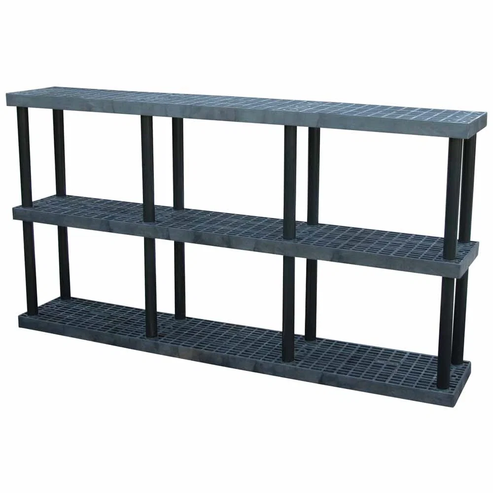 Crafted DuraShelf Grid Top 96 quot w x 51 quot h 3-Shelf System World-Class