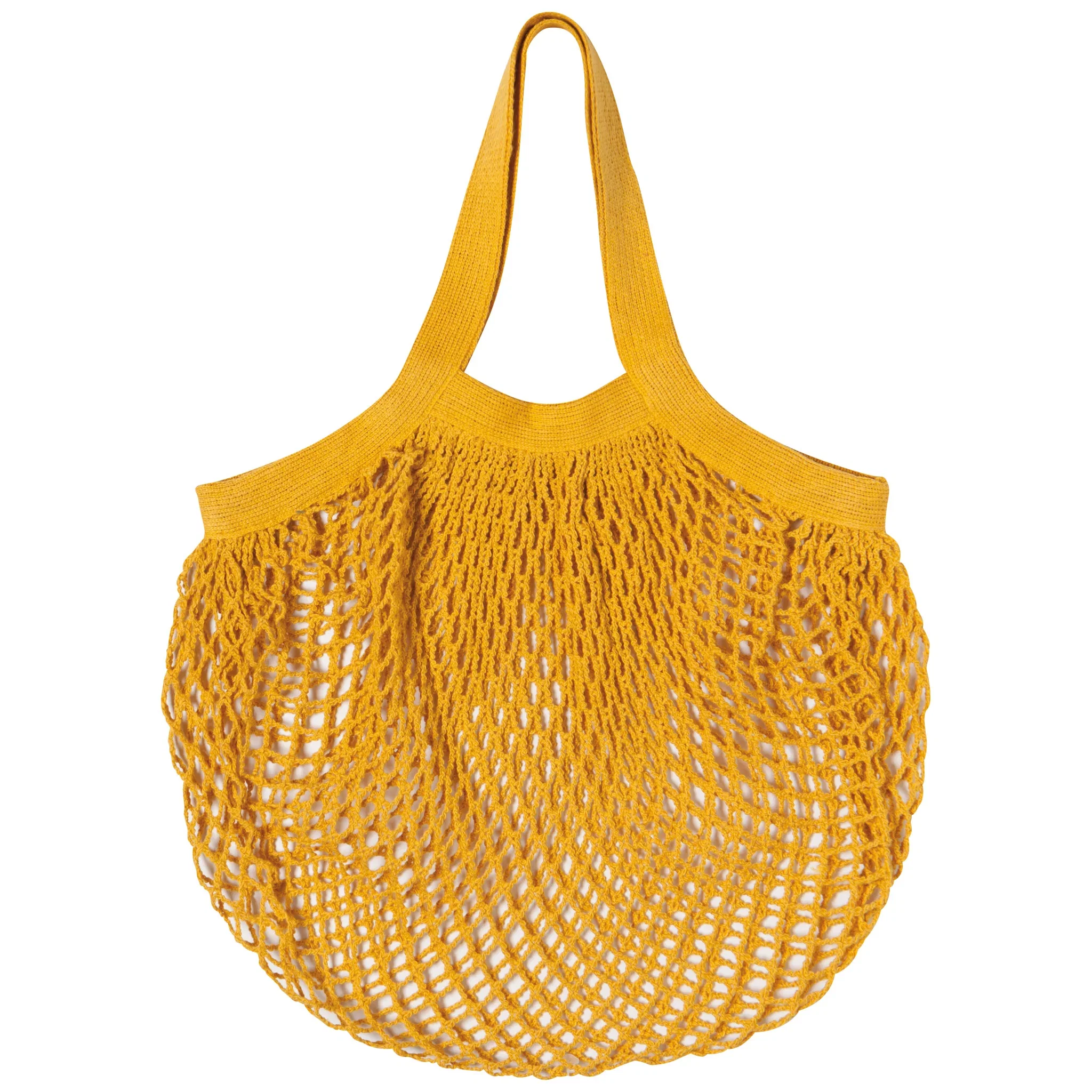 Relaxed PETITE NET SHOPPING BAG GOLD Genuine