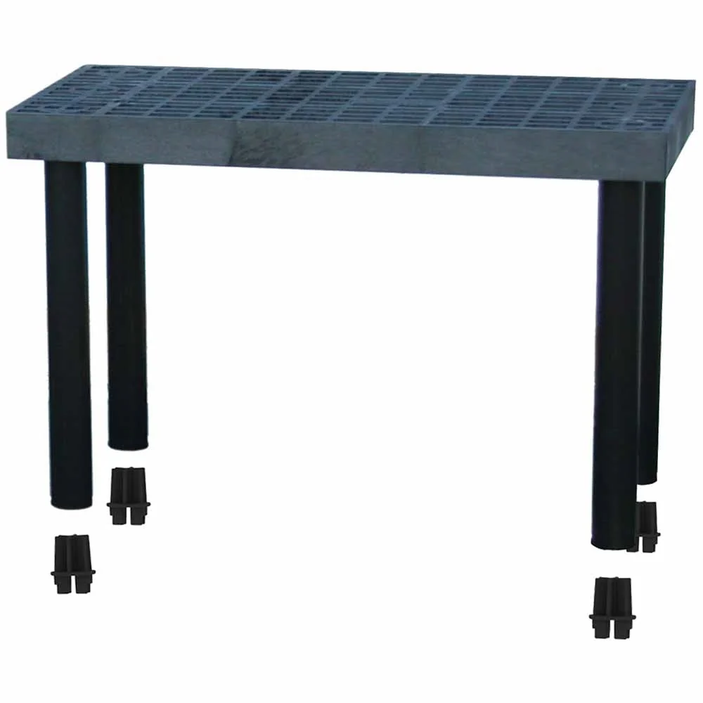 Reusable DuraShelf Grid Top 36 quot w x 24 quot h Add-On 1 Shelf Minimalist