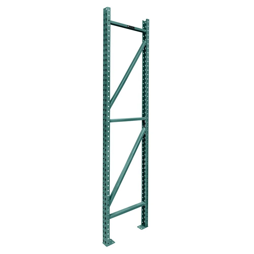 Specialty 24 quot d Pallet Rack Upright Frames Detailed