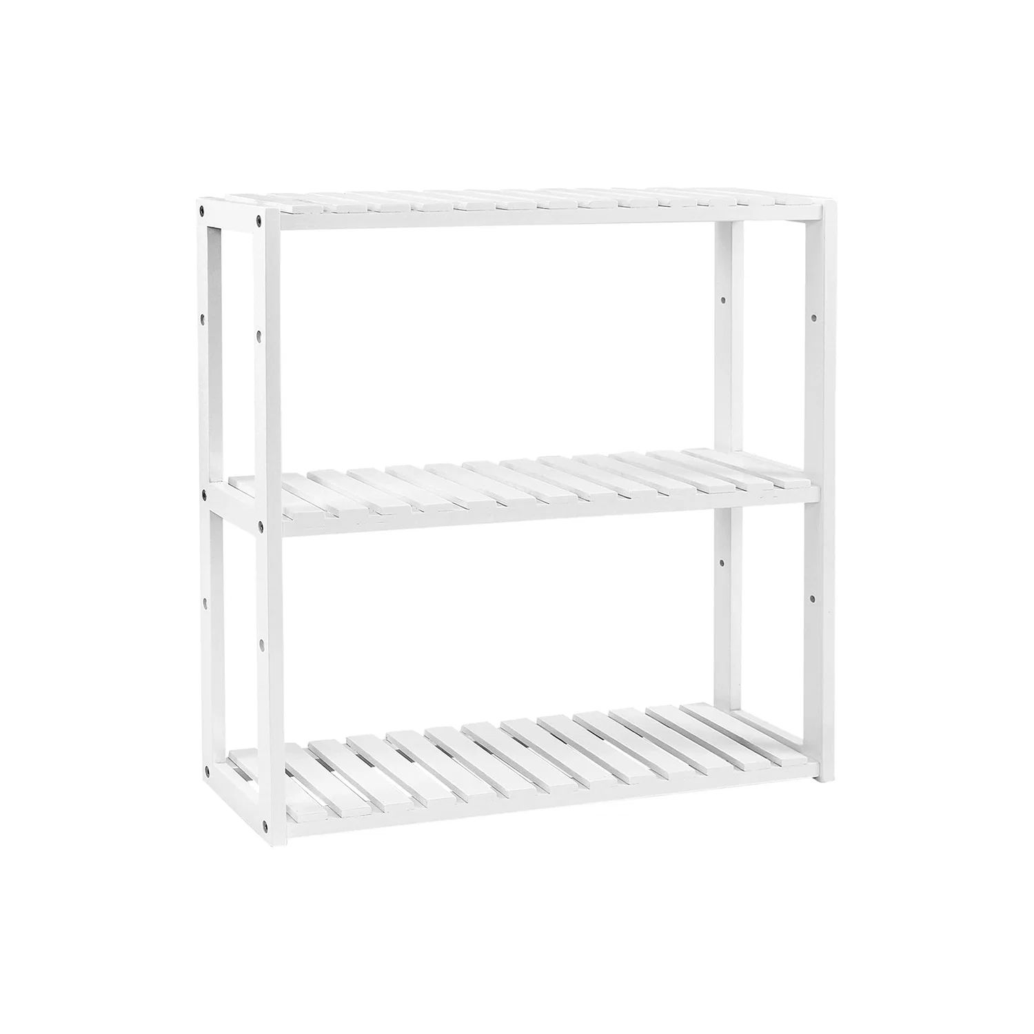 Effective SONGMICS Wall Mounted 3-Tier Utility Storage Shelf Solid