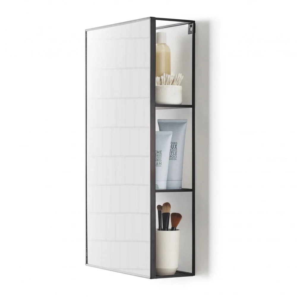 Smooth Cubiko Mirror amp Storage Unit Modern