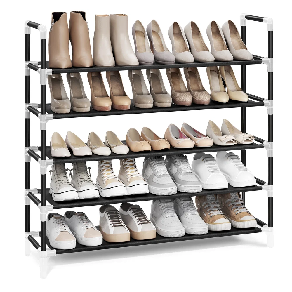 Reliable SONGMICS 5 Tier Shoe Roack for 20-25 Pairs Lightweight