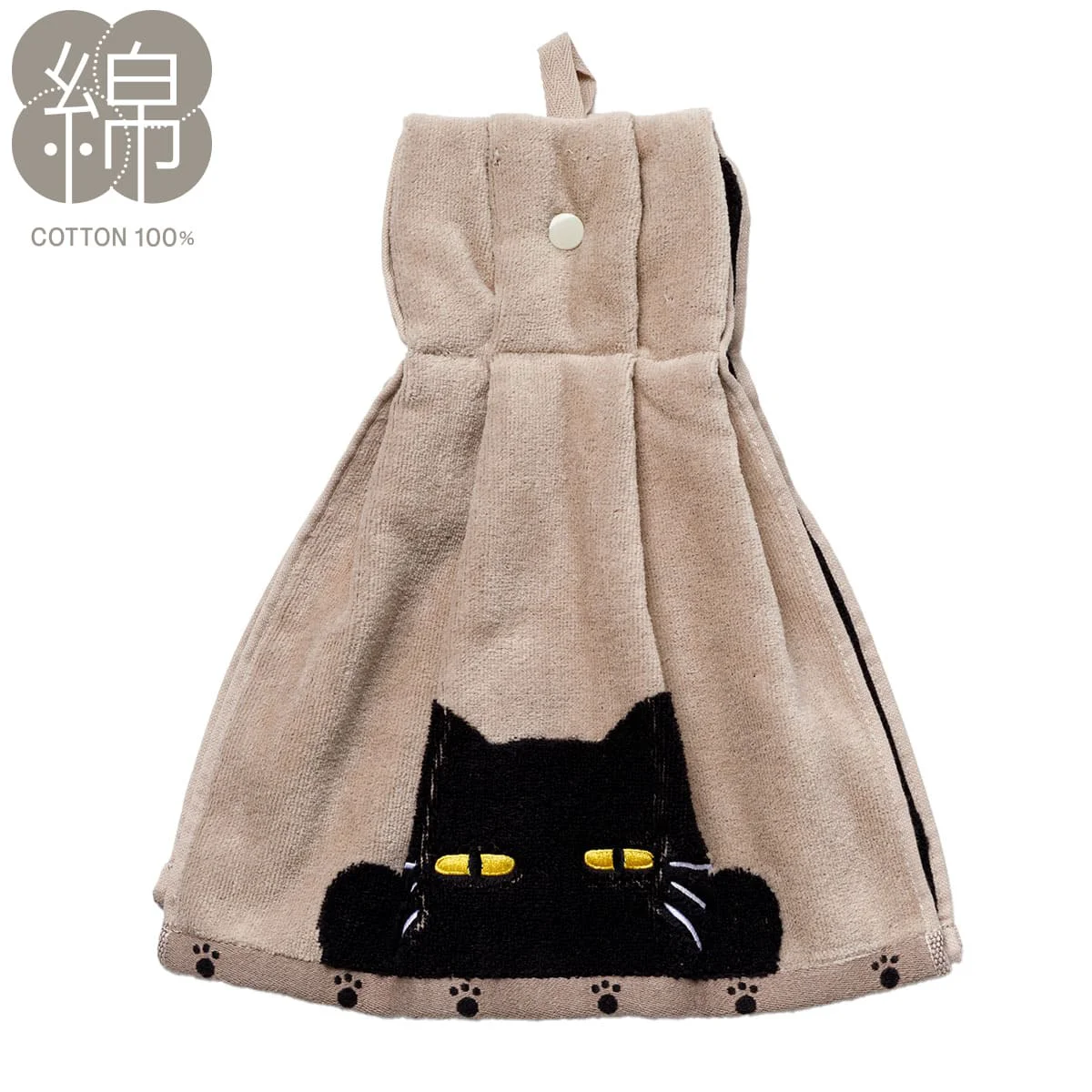 Sustainable Deco Neko Dress Towel 34 x 70cm Light Mocha Fashionable