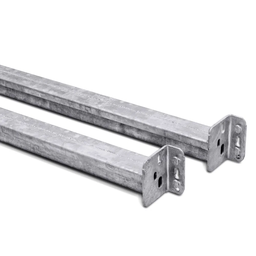 Optimized Teardrop Galvanized Pallet Rack Step Beams Effective
