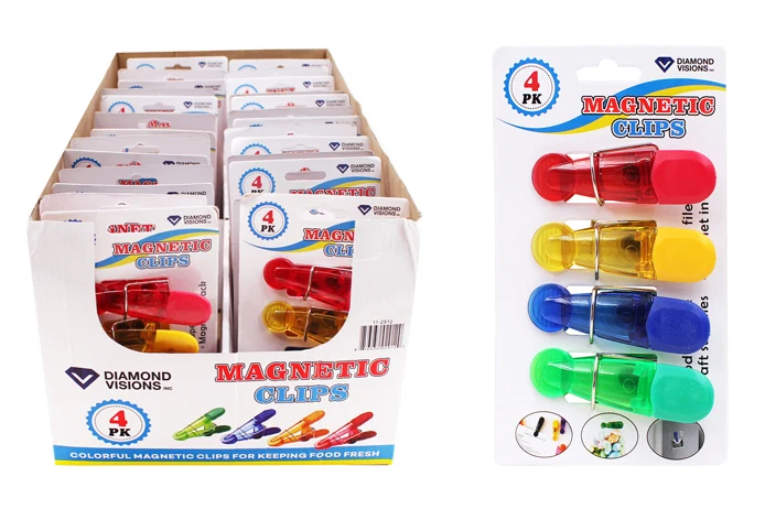 Premium MAGNETIC BAG CLIPS Solid