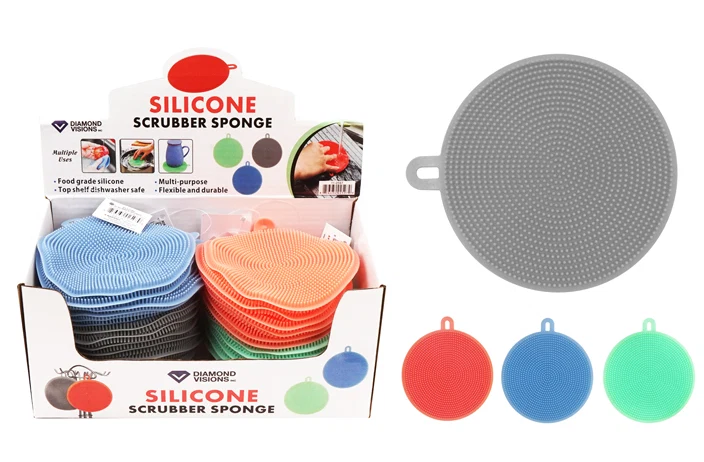 High-End SILICONE SCRUBBER SPONGE Green