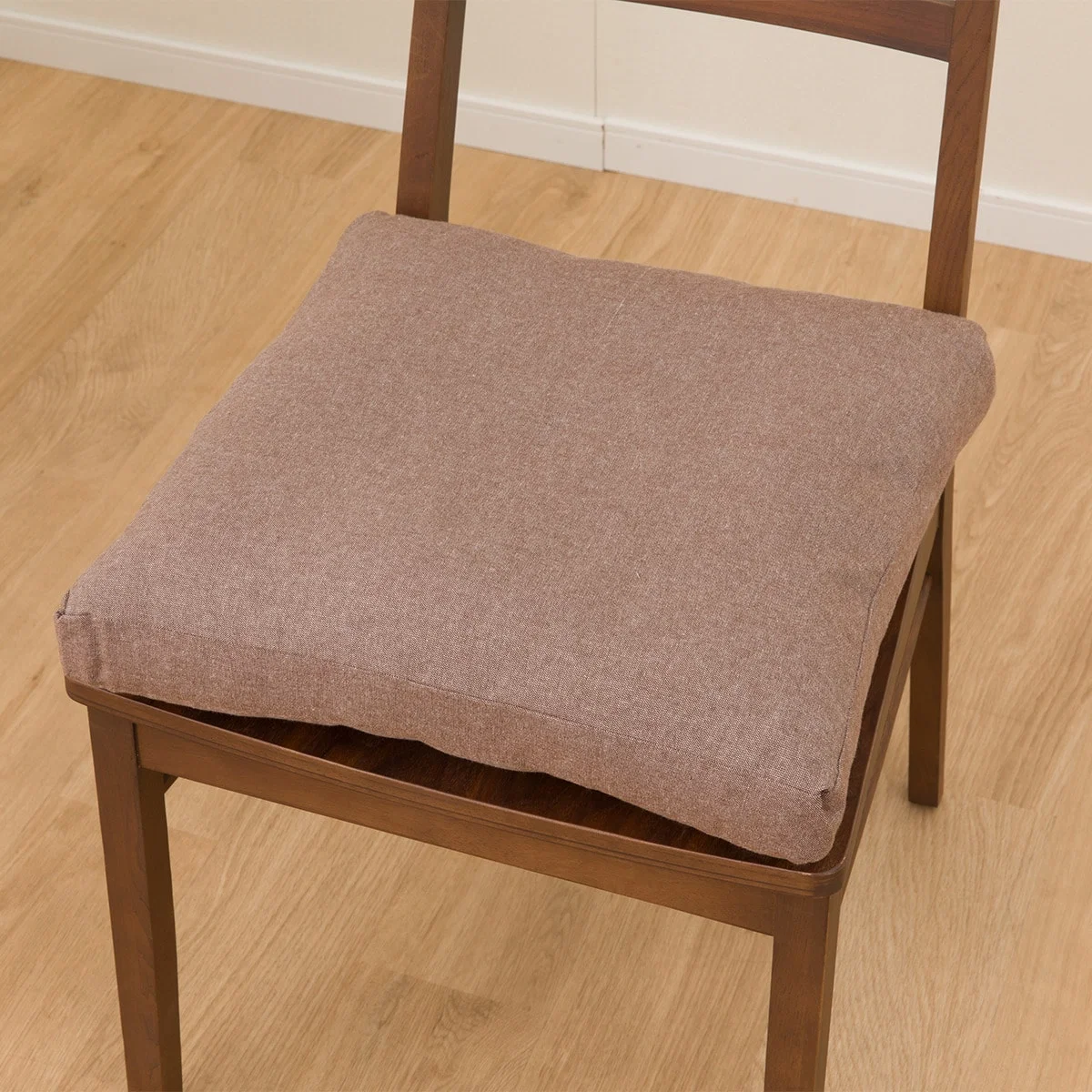 Effective Home HO001 Square Seat Cushion 45 x 45cm Deep Brown Fine