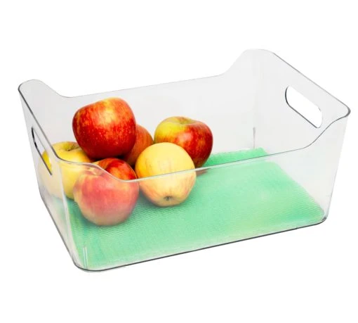 Modern FRIDGE BIN W MAT 5.5 X 9.25 X 13 High-Grade