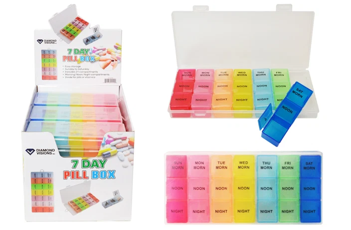 Expertly Made PILL ORGANIZER SET Outstanding
