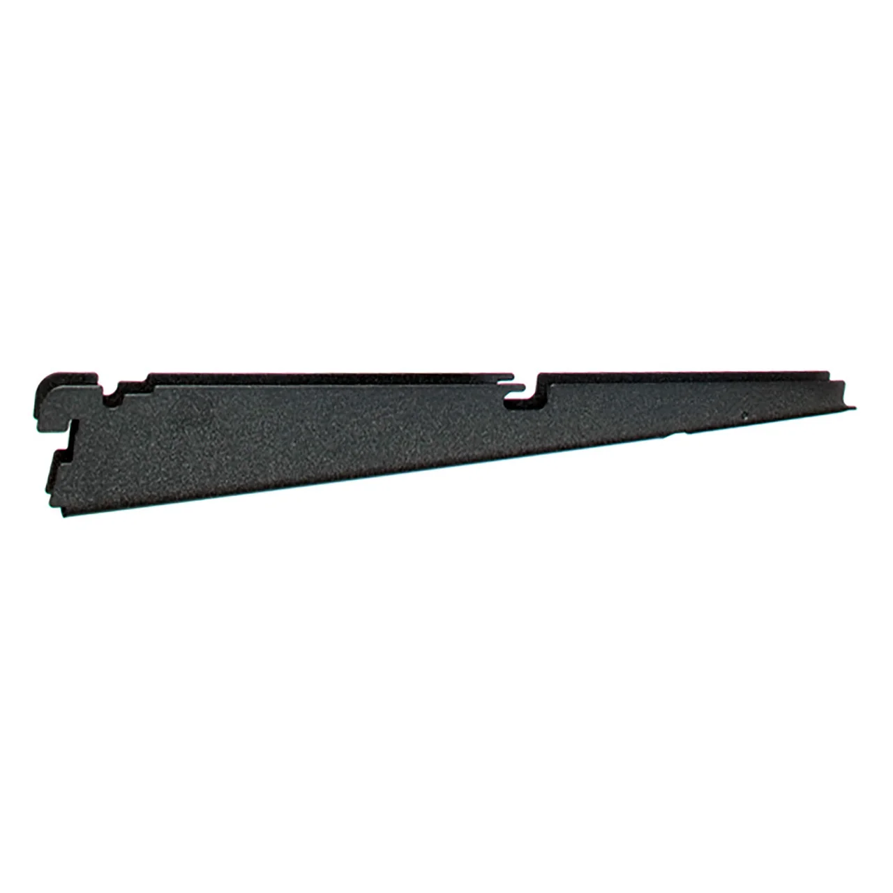 Sophisticated EDGE Ventilated Shelf Brackets – Granite Gray Minimalist