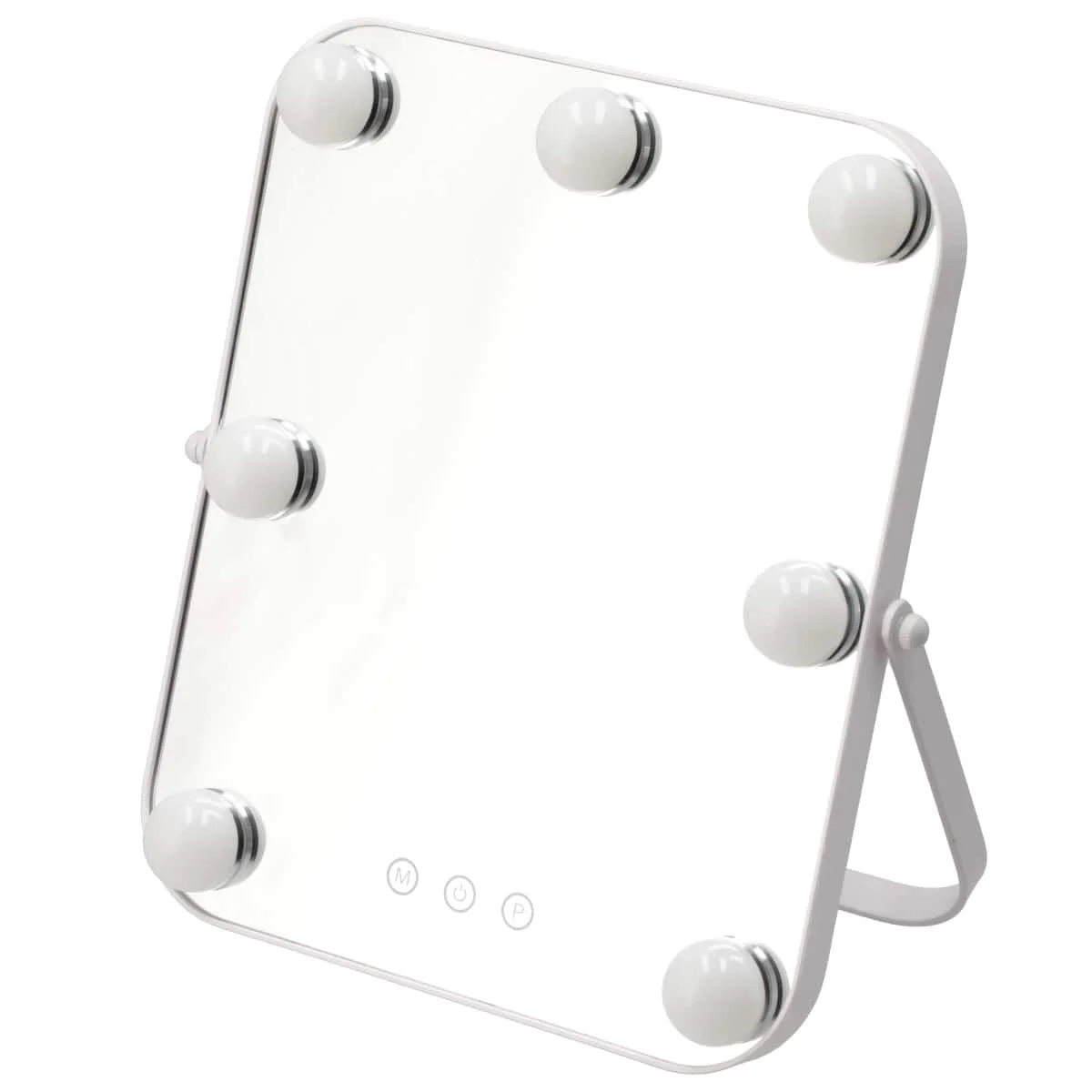 Comfortable Cosmetic Mirror with 7 Lights 115553-001 White Breathable