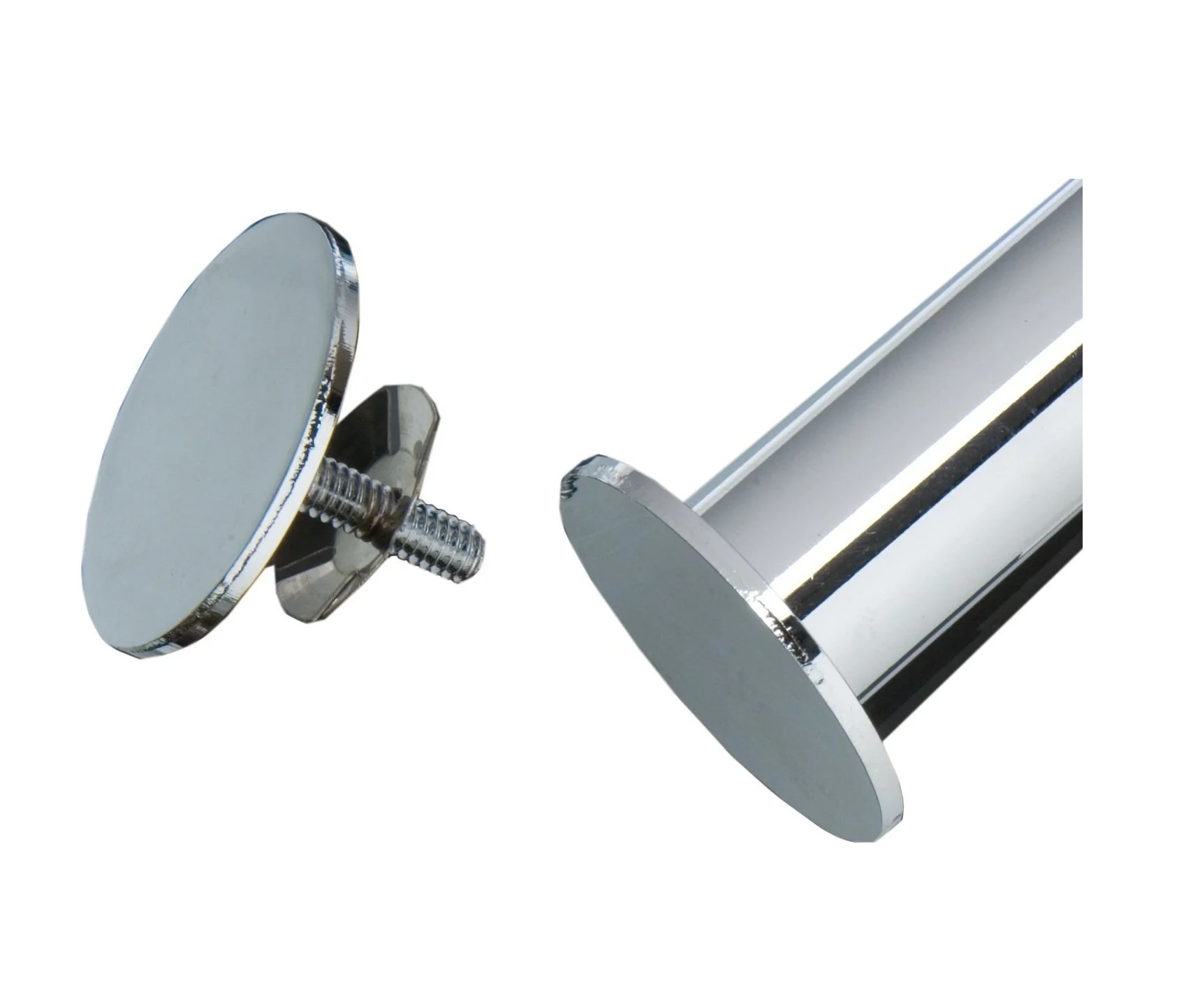 World-Class domRail Rod Stops – Chrome Fashionable