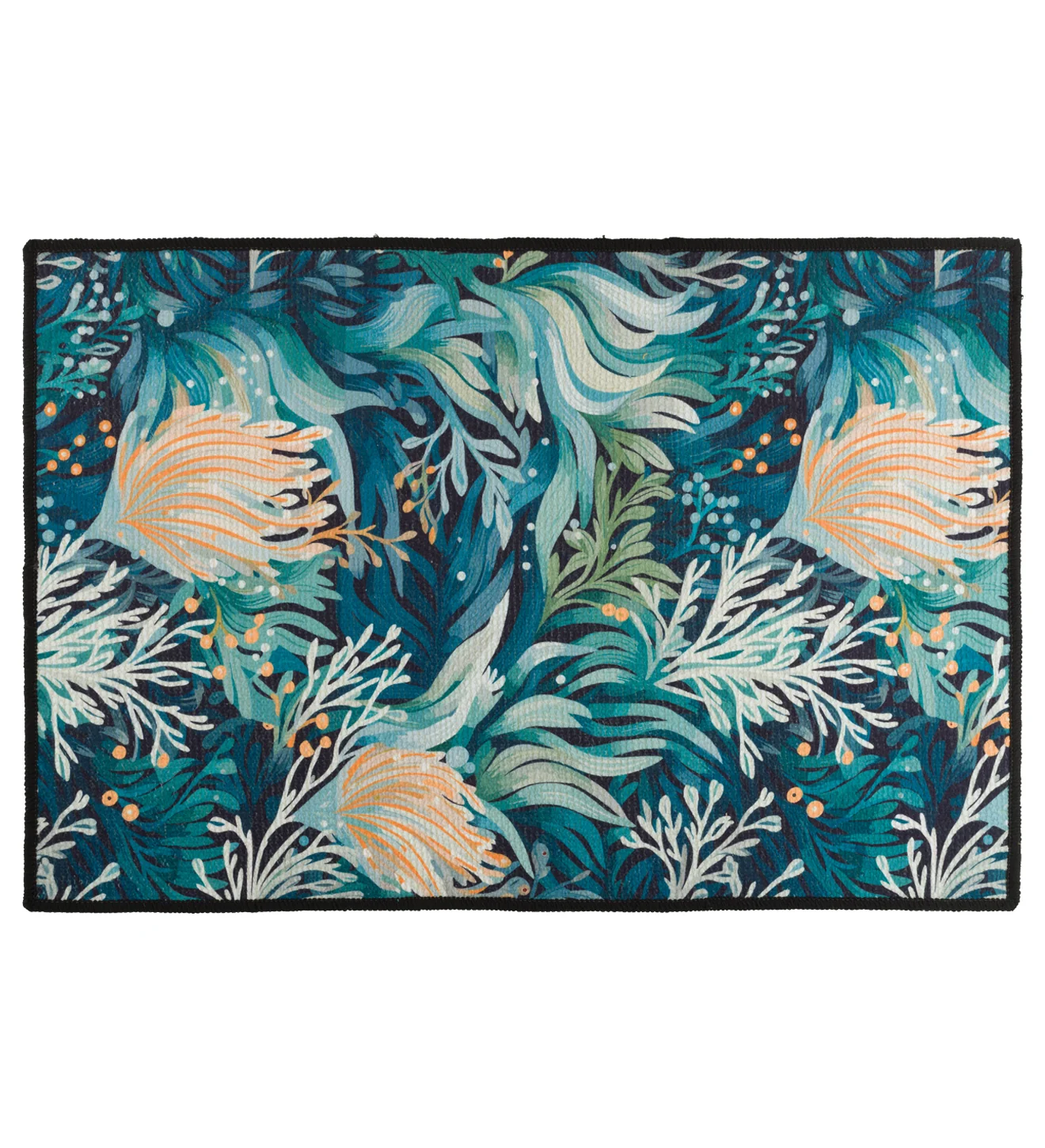 Fine RUG SEA FLORA 24 quot X36 quot Functional