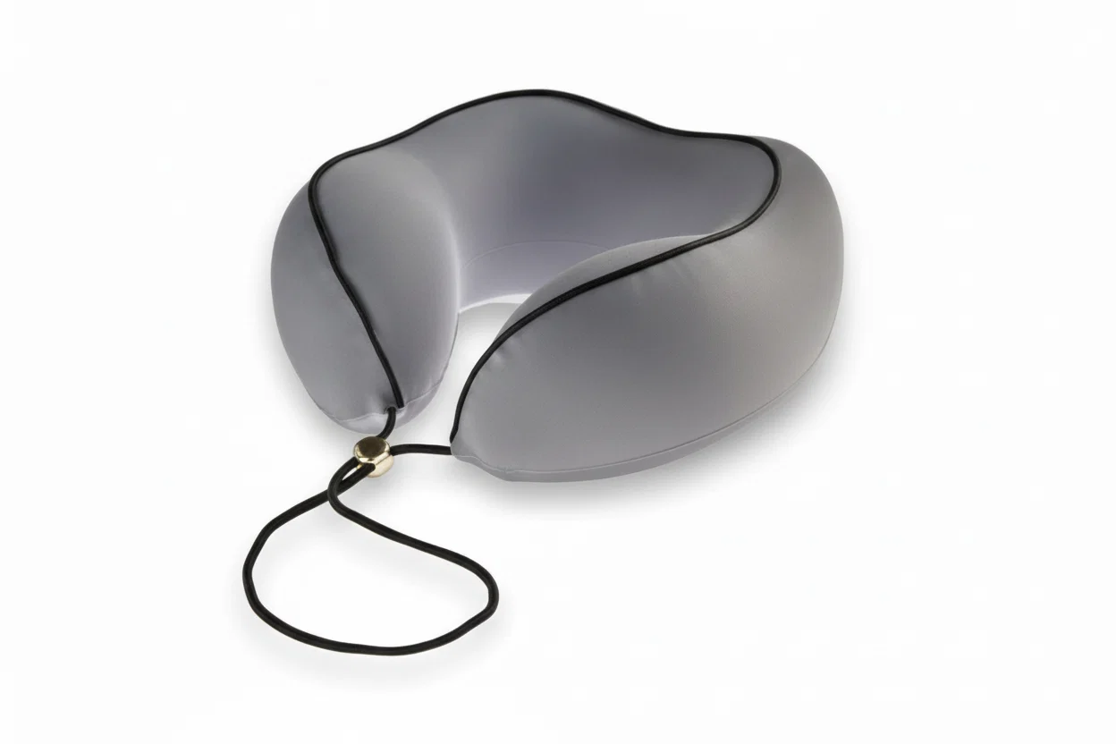Premium Material NECK PILLOW MEMORY FOAM GREY Unique
