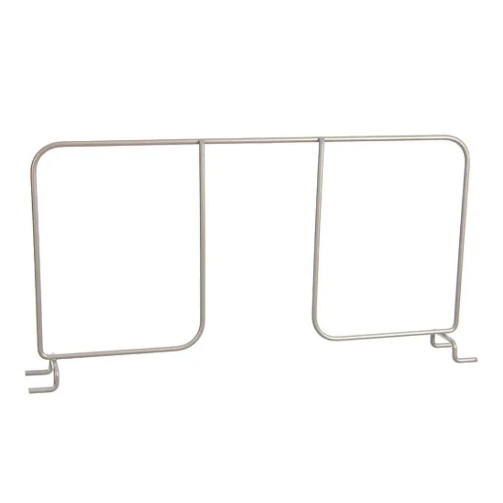 Specialty 16 quot Ventilated Shelf Divider – Nickel Durable